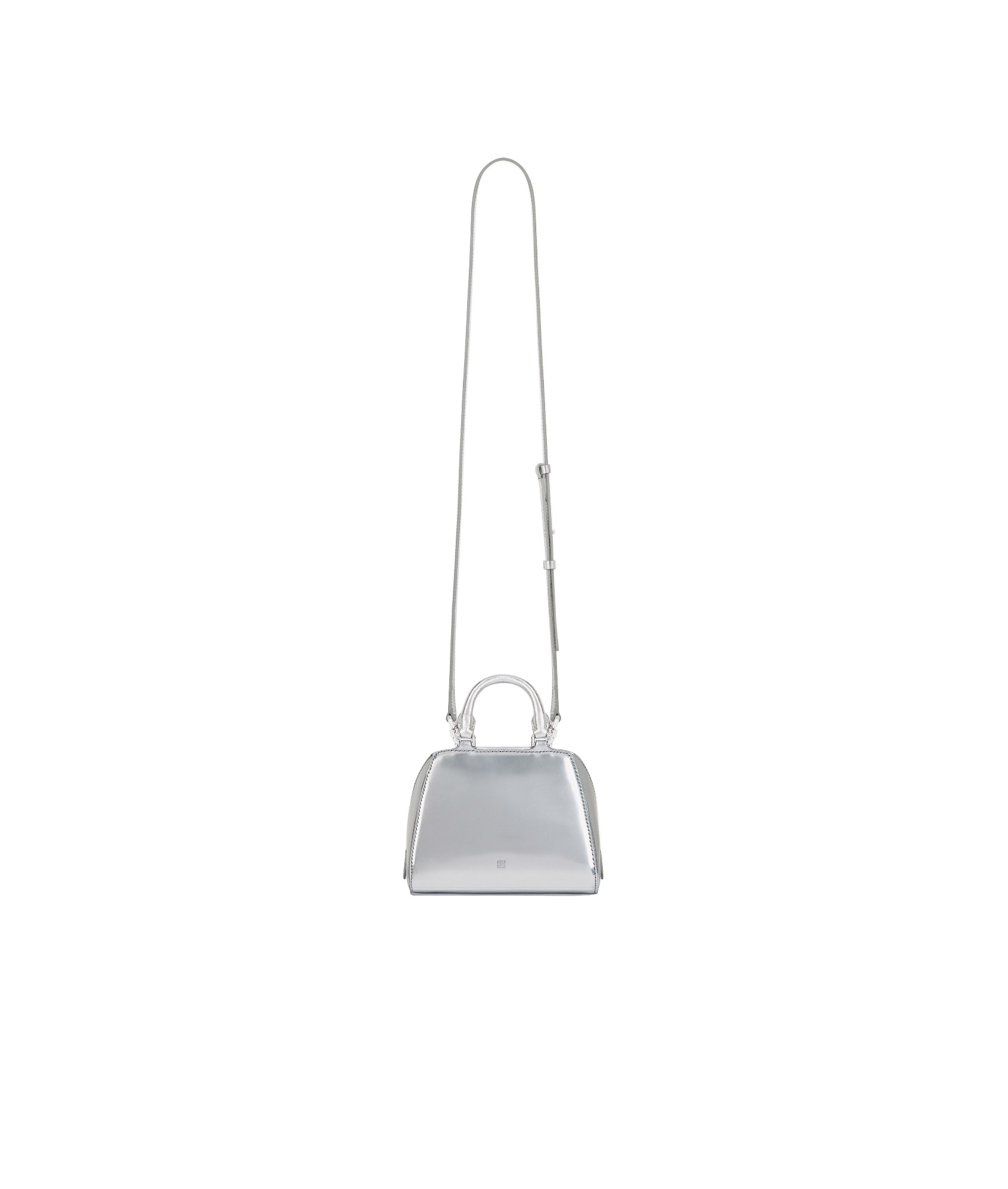Givenchy Nano Antigona Cube Shoulder Bag In Gray