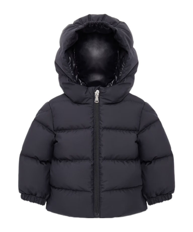 Moncler Sharon Hooded Down Jacket In Blue