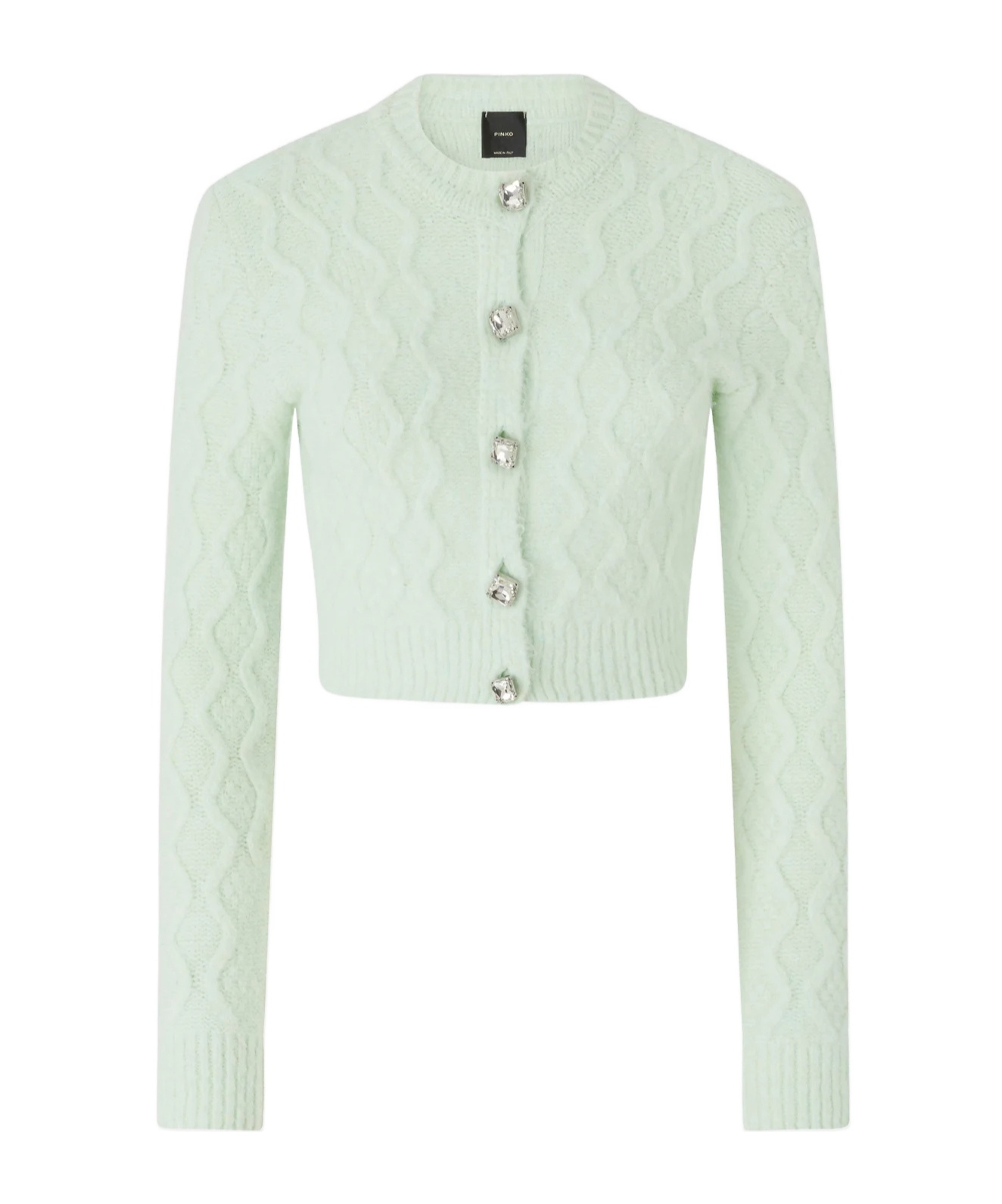 Pinko Dixie Girl Buttoned Cardigan In White