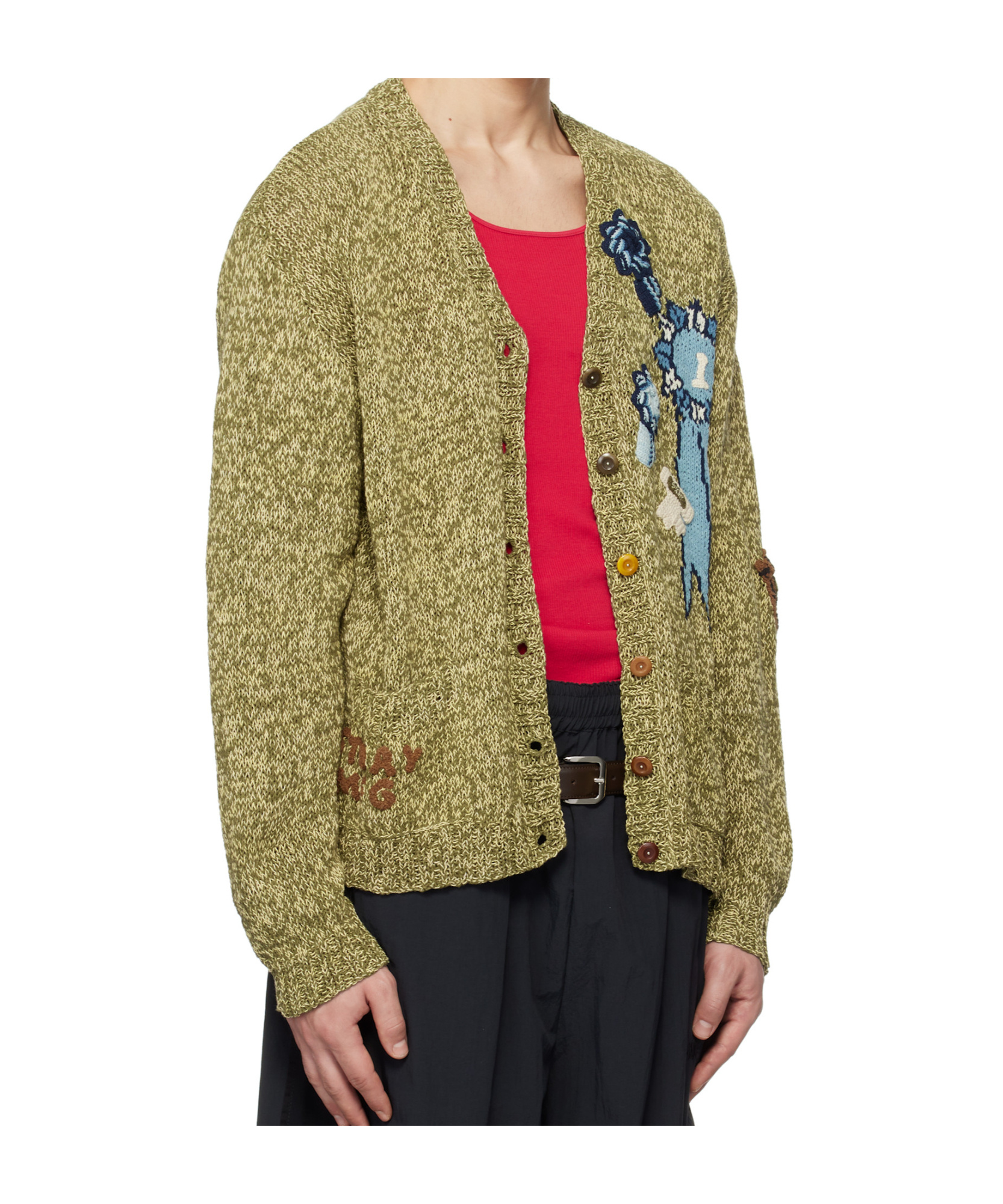 Story Mfg. Twinsun Cardigan In Green