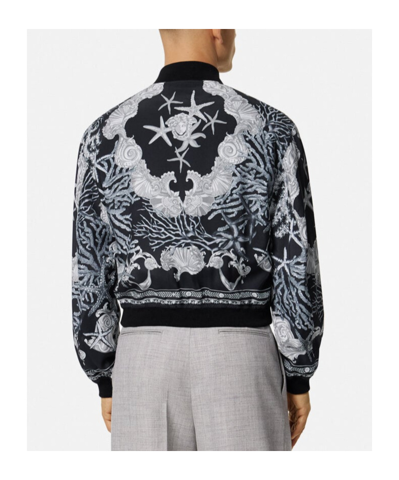 Versace Jackets In Black