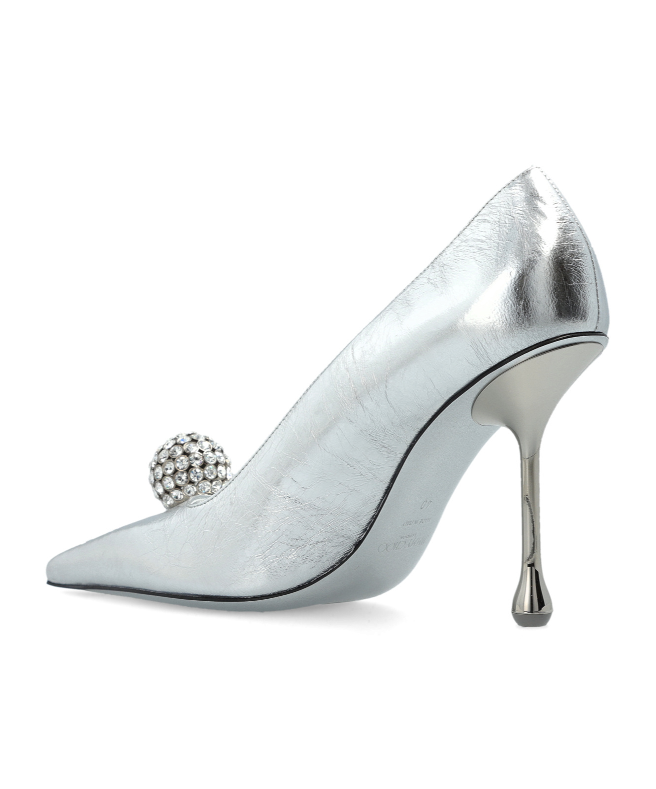 Jimmy Choo Pointed High Heels In Gray