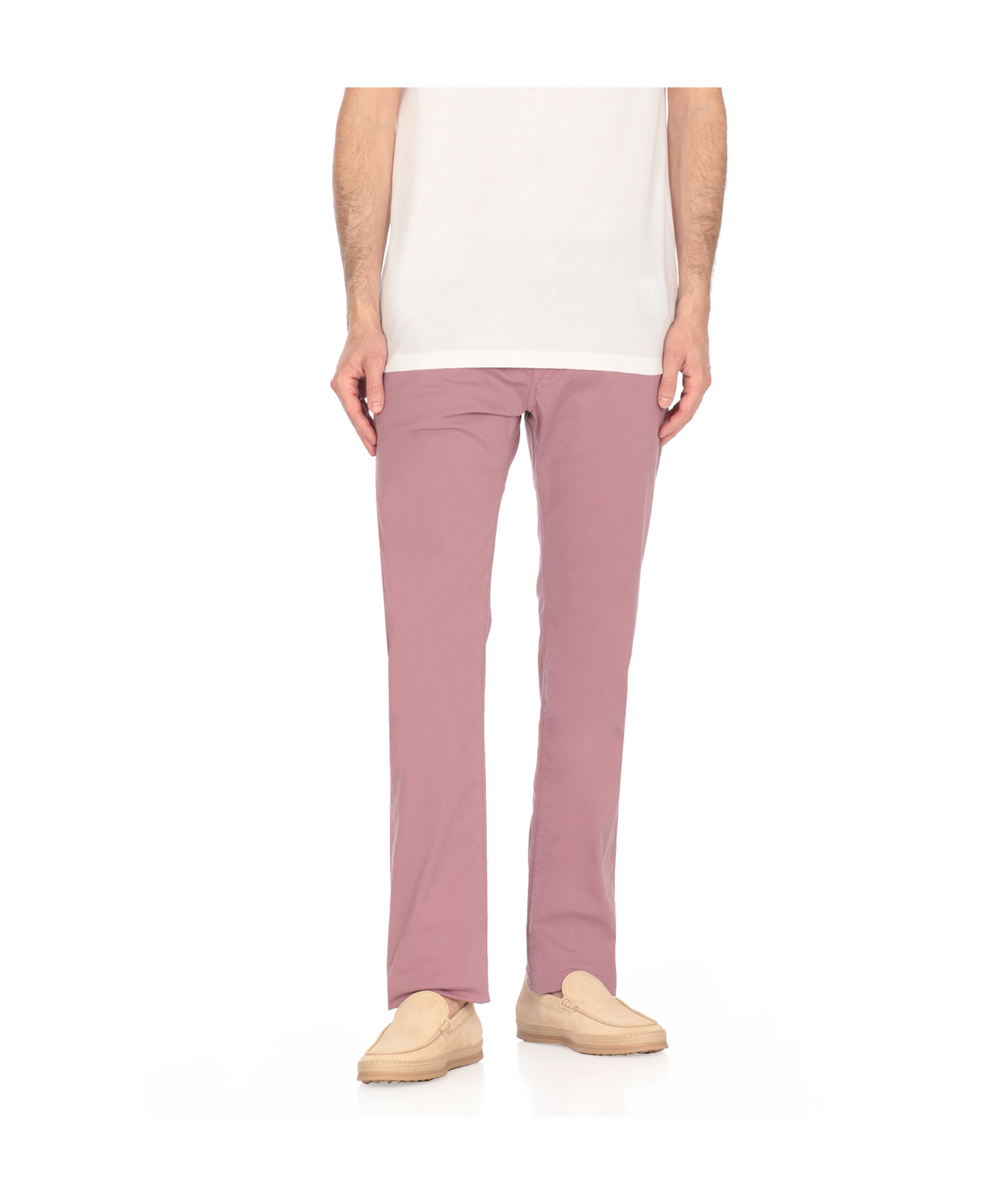 Jacob Cohen Belt Loops Slacks In Purple