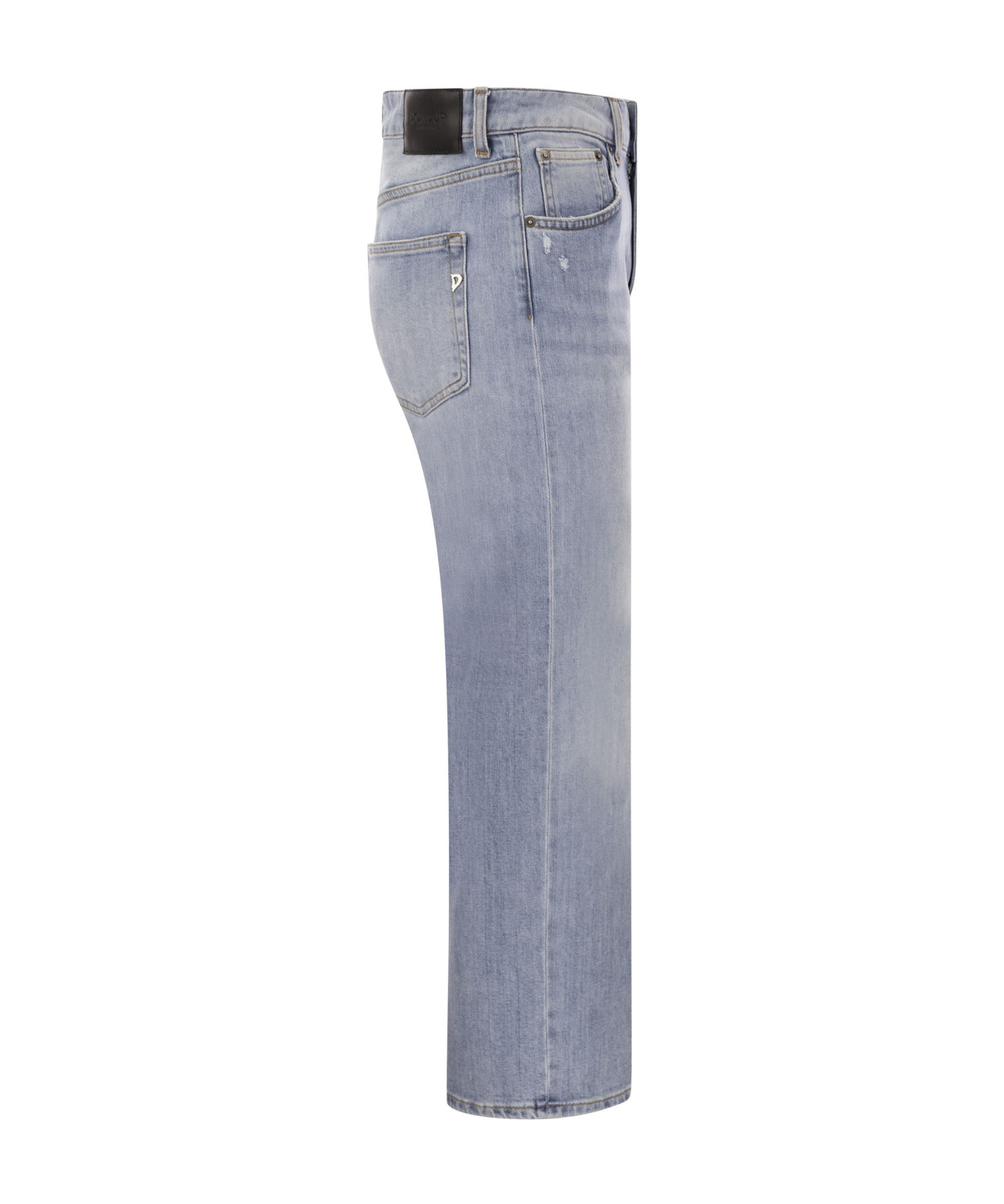 Dondup Tami Jeans Cinque Tasche A Gamba Larga In Gray