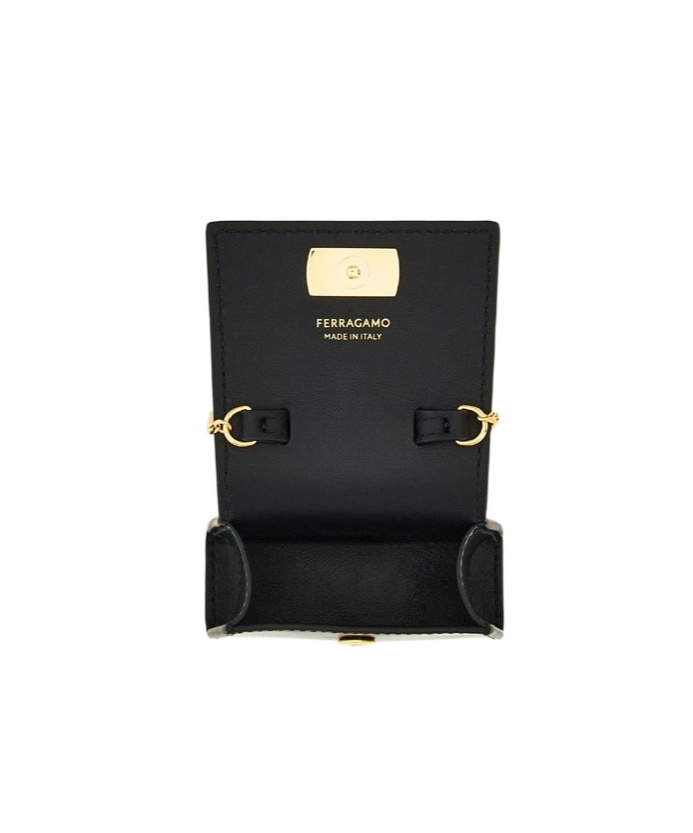 Ferragamo Flip Phone Protective Case In Black