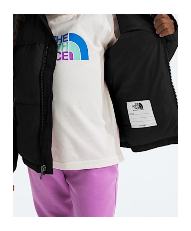 The North Face Kids 1996 Retro Nuptse Jacket In Black