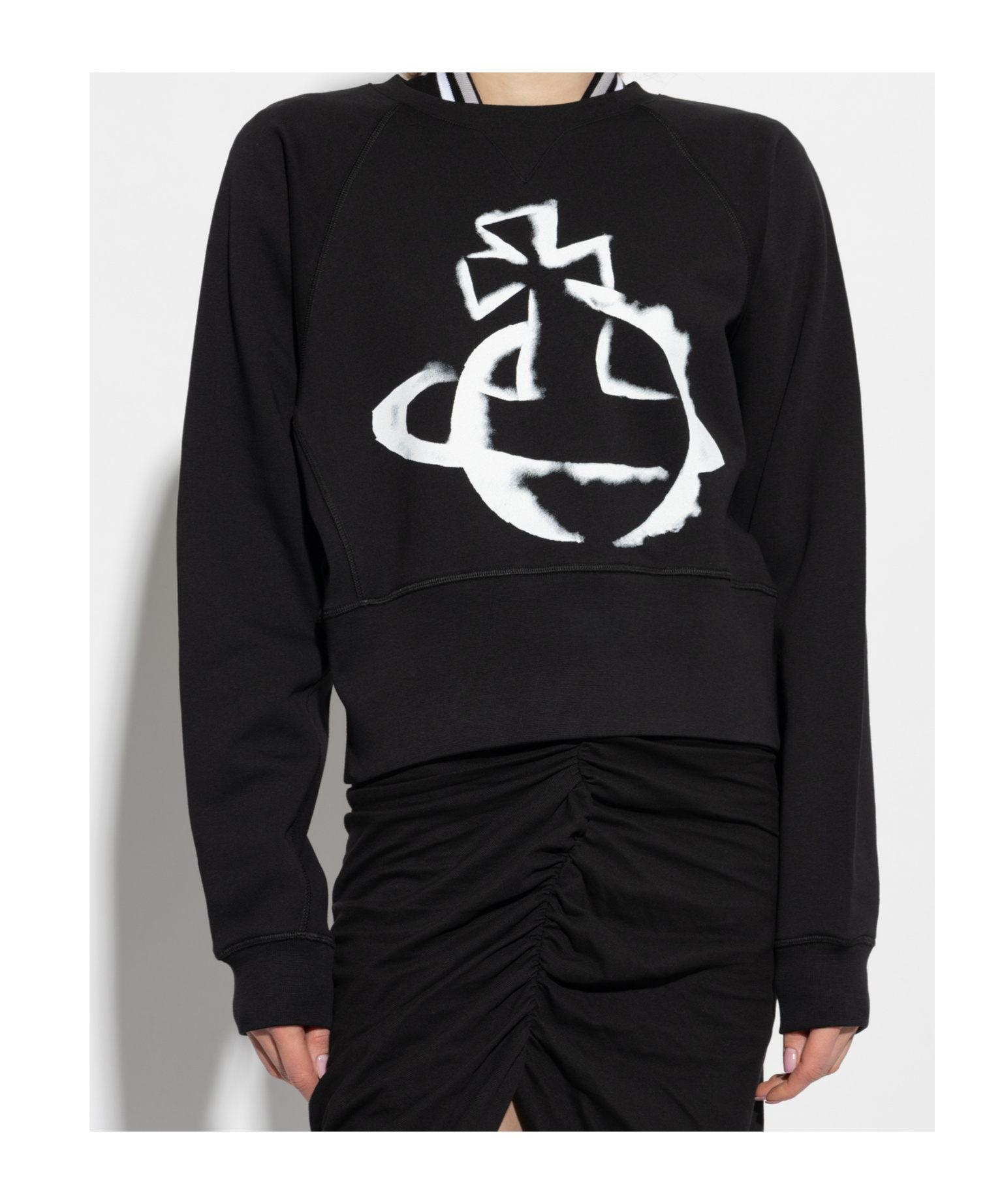 Shop Vivienne Westwood The Orb Sweatshirt In Black