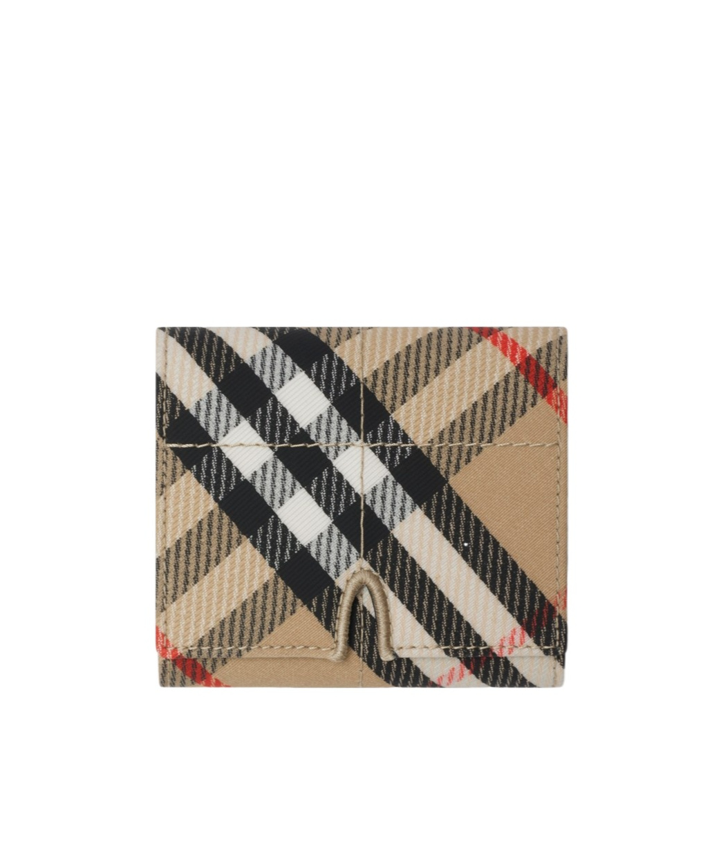 Shop Burberry Vintage Check-print Snip Wallet In Multicolor