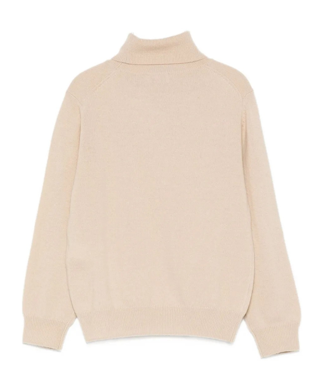 Il Gufo Turtleneck Straight Hem Jumper In Neutral