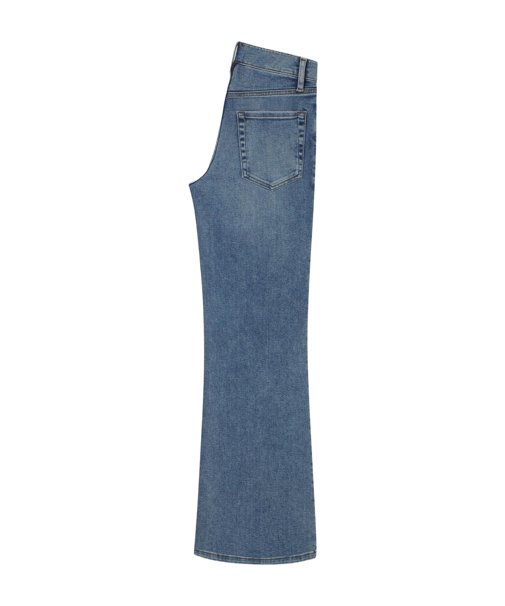 Frame Wide-leg Jeans In Blue