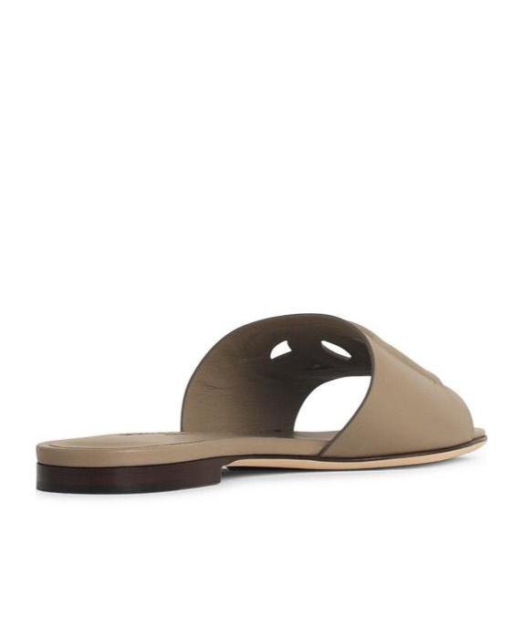 Dolce & Gabbana 'dg' Slides In Nude