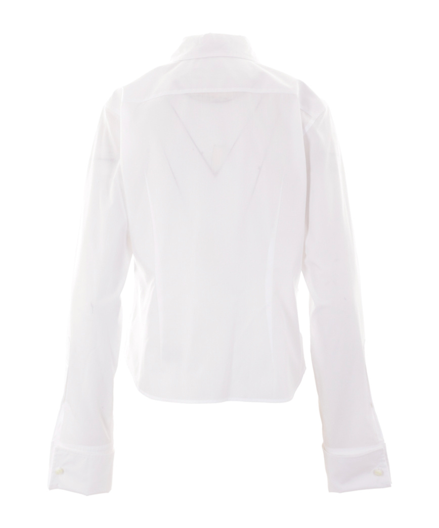 Ann Demeulemeester Pointed Collar Shirt In White
