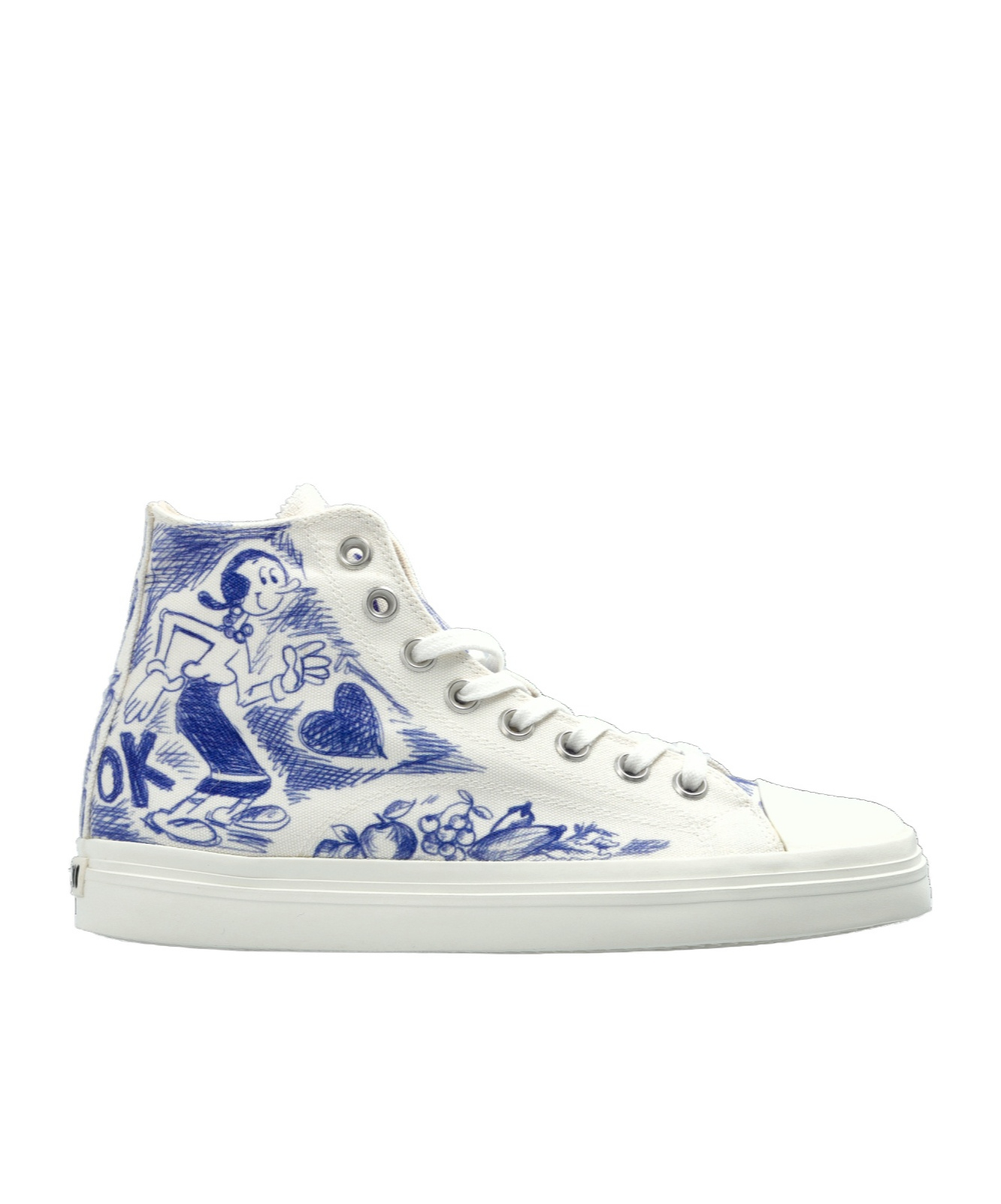Moschino Printed Sneakers
