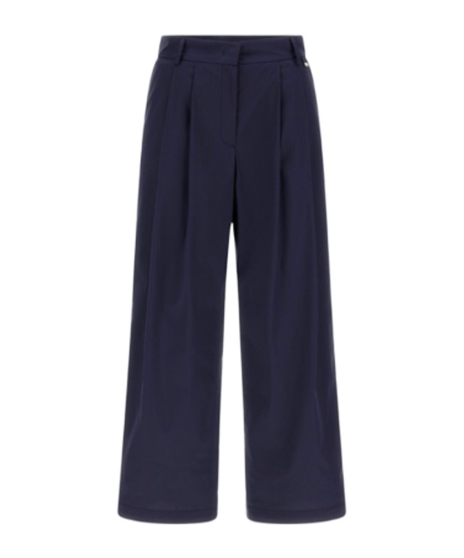 Herno Belt Loop Casual Pants In Blue