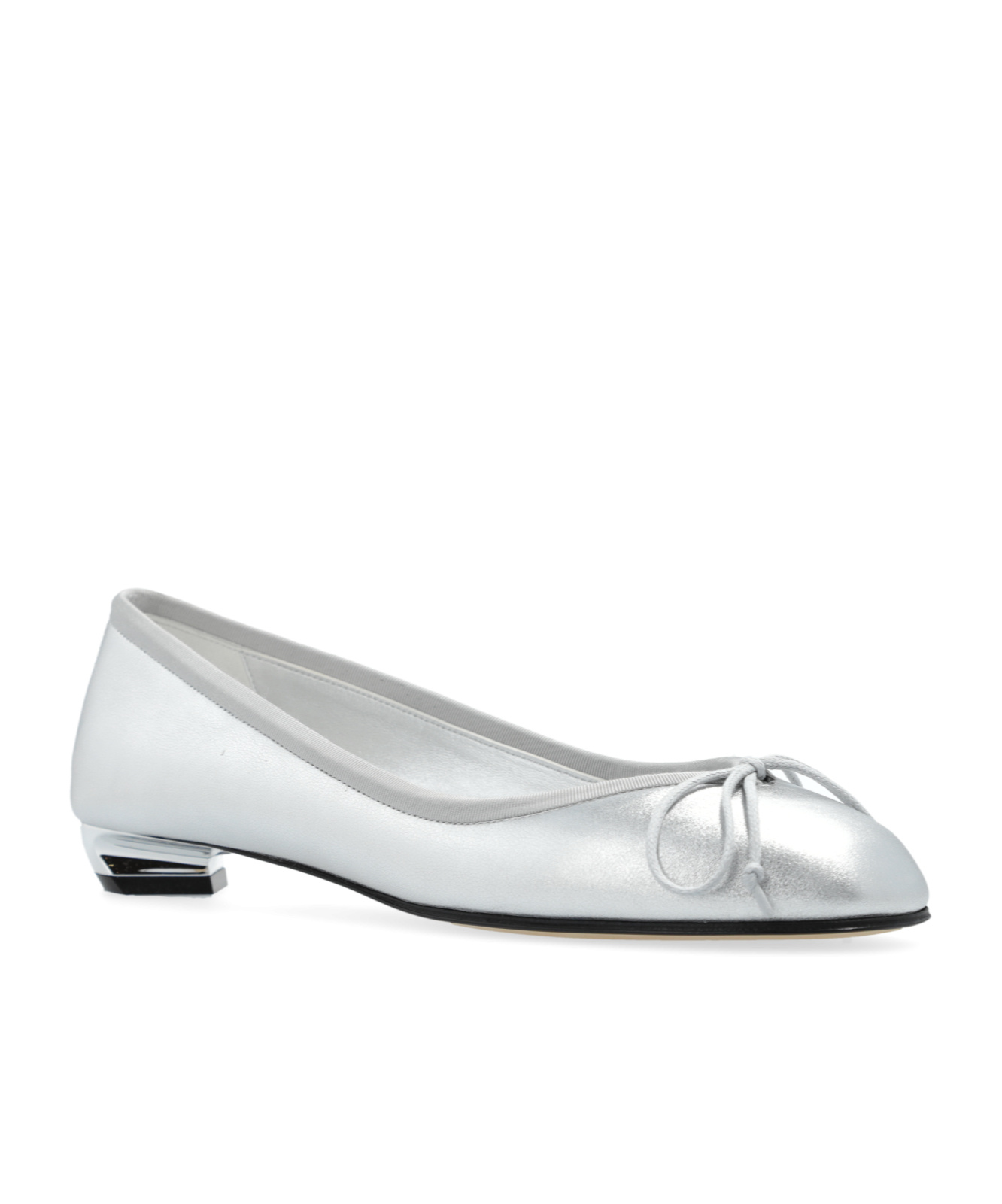 Shop Alexander Mcqueen Armadillo Ballerina Shoes In Gray