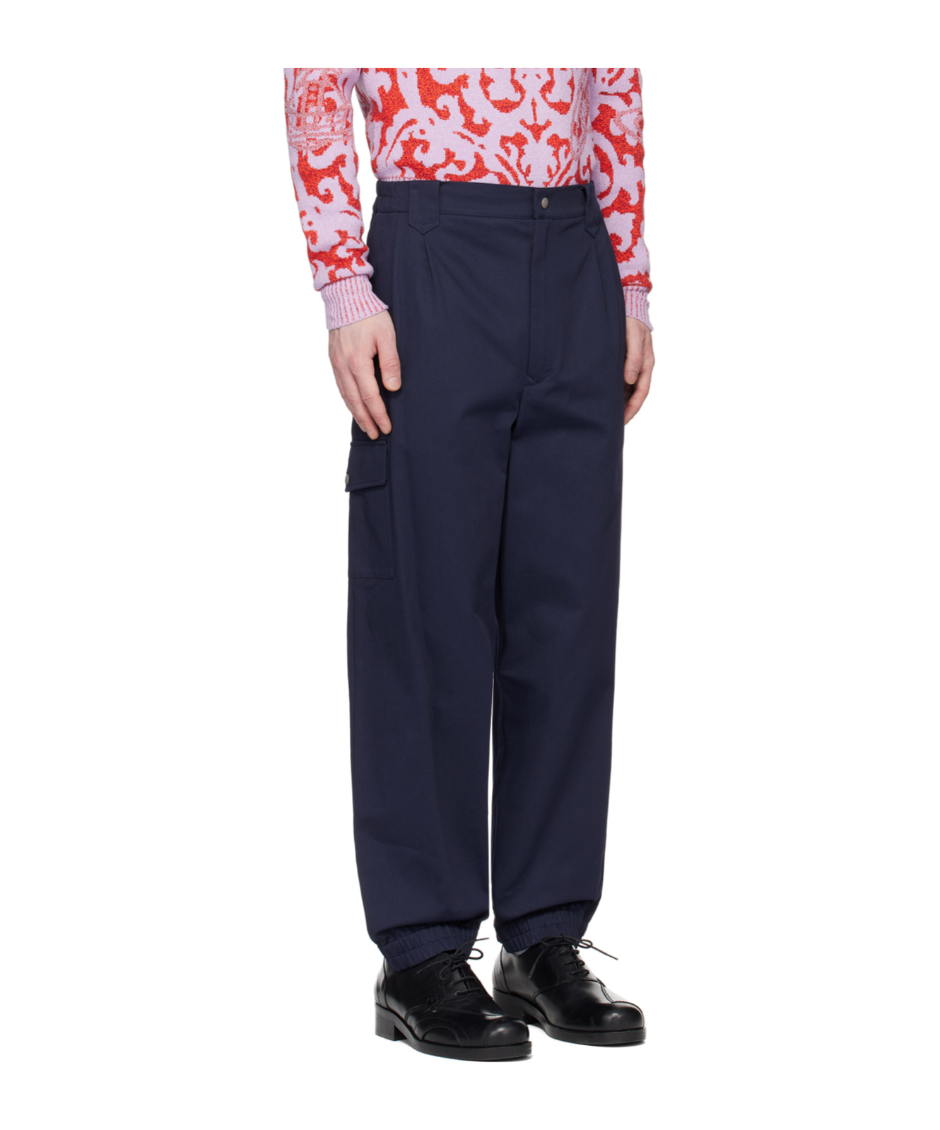 Vivienne Westwood Mid-rise Tapered Trousers In Black