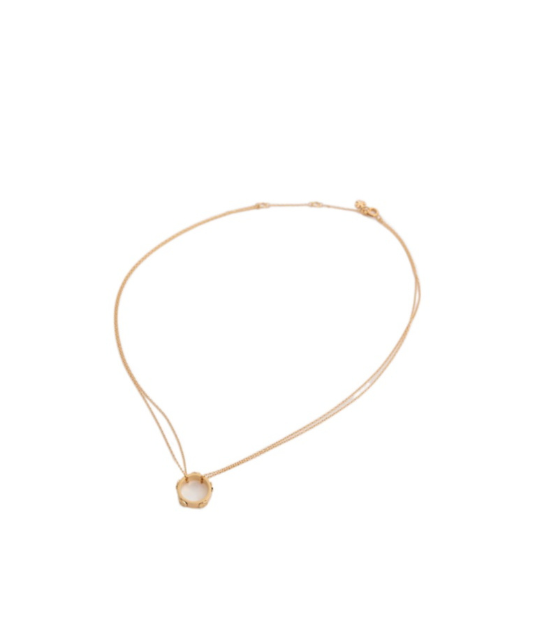 Tory Burch Ring Pendant Necklace