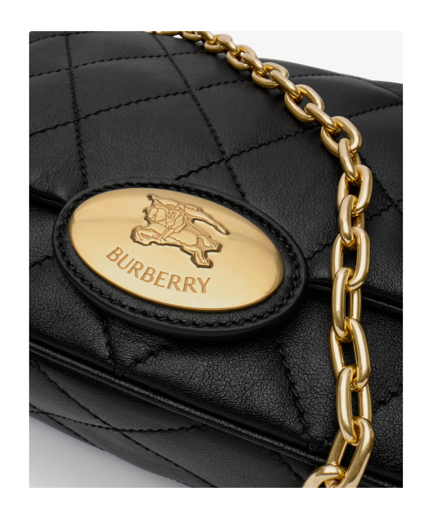 Burberry Medium Leather Strand Shoulder Bag