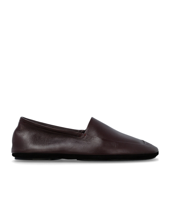 Lemaire Square-toe Slippers In Black