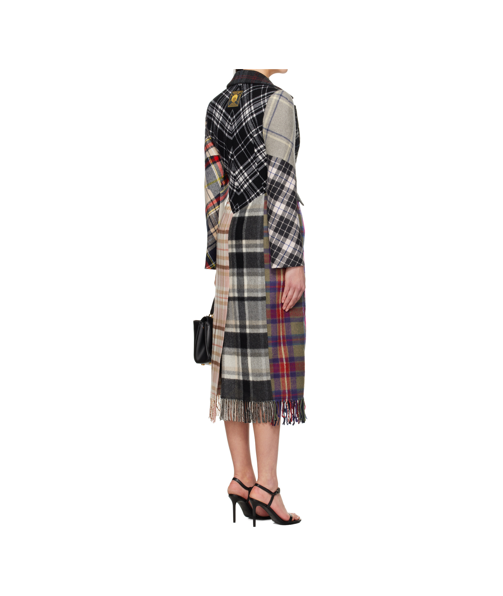 Marine Serre A Color-blocking Patchwork Coat