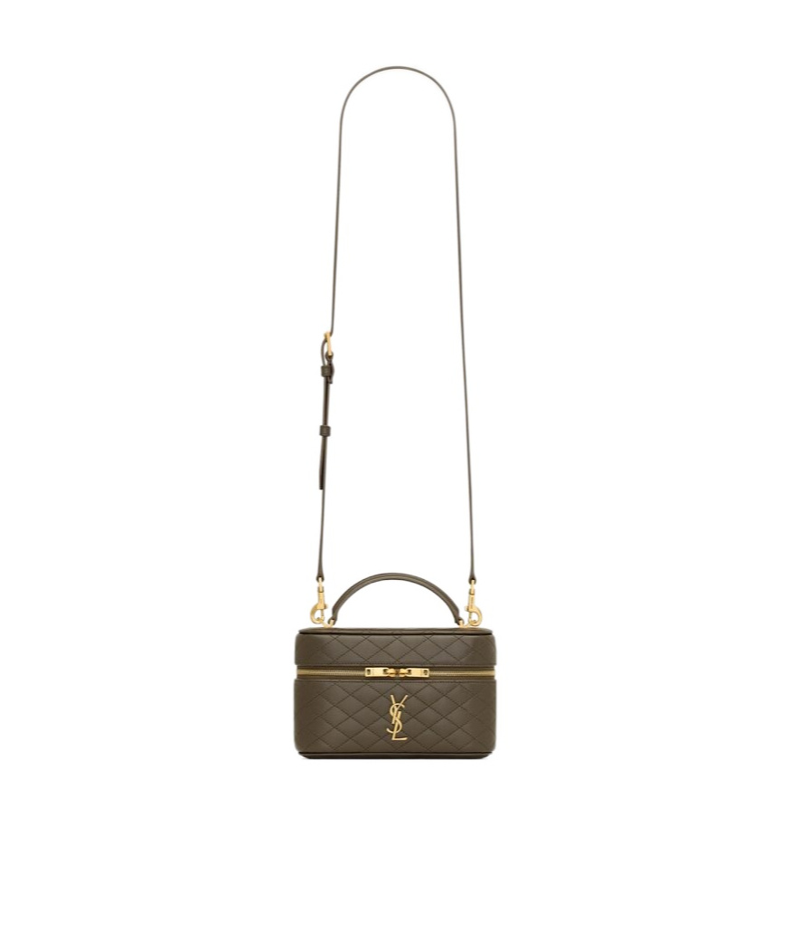 Saint Laurent Gaby Cross Body Bag In Brown