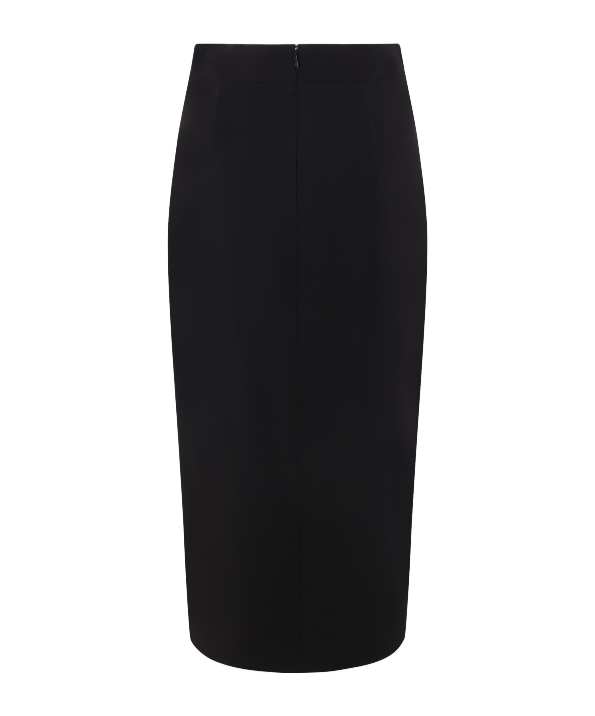 Roberto Cavalli Slit-detailed Midi Skirt In Black
