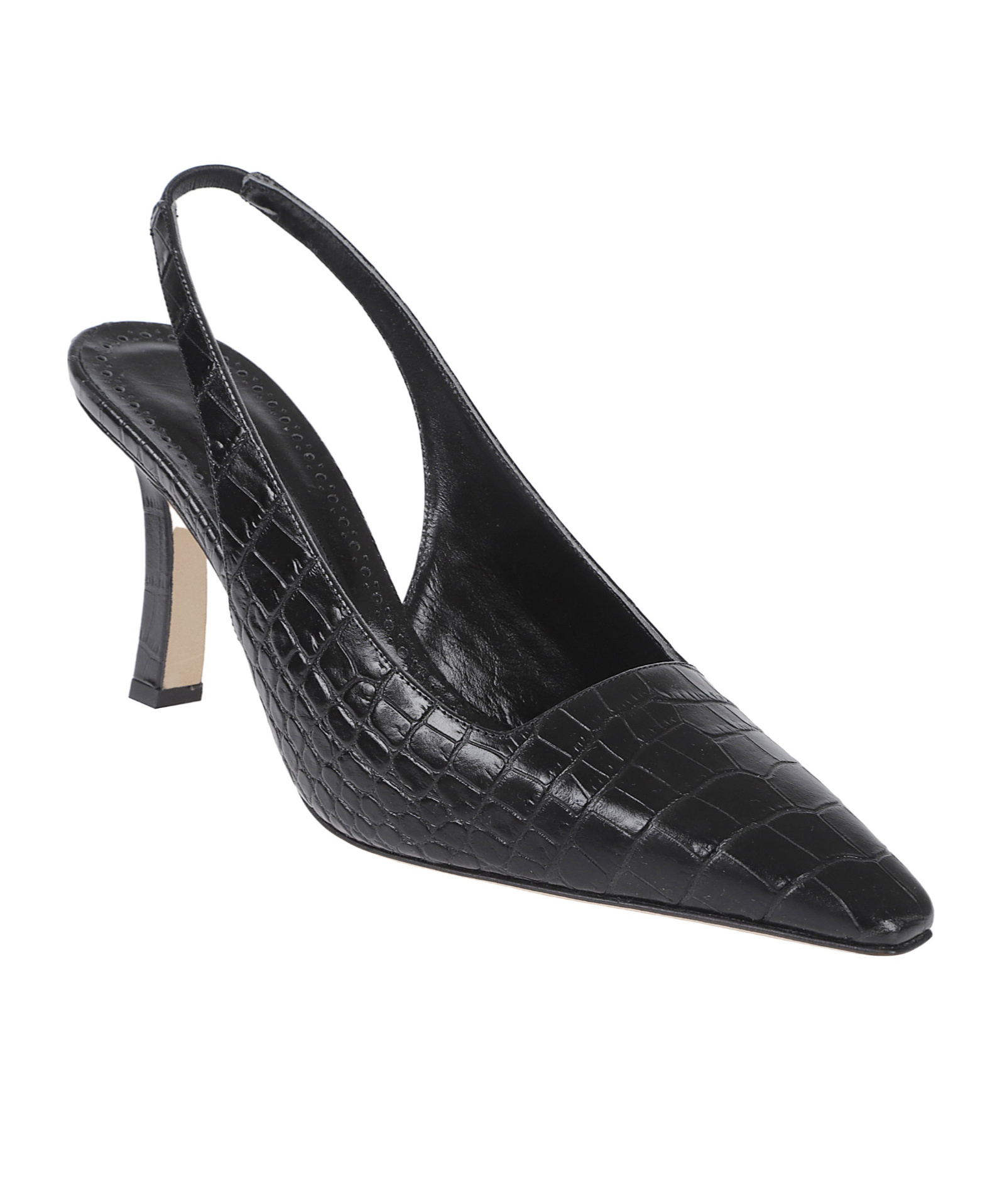 Manolo Blahnik Pointed-toe High-heeled Sandals In Black