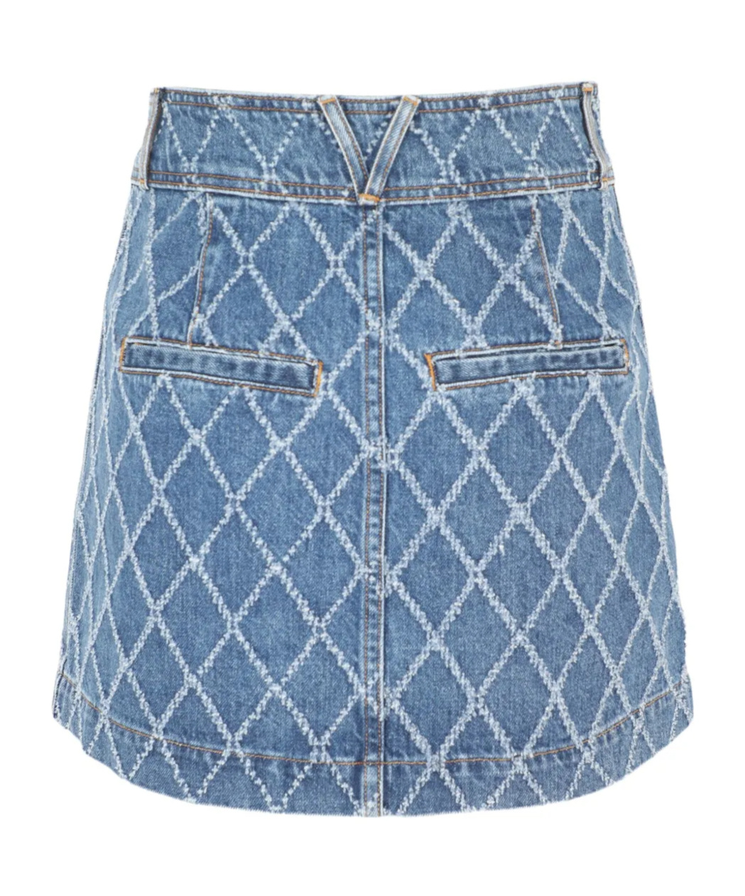 Veronica Beard Moxie Mini Skirt In Blue