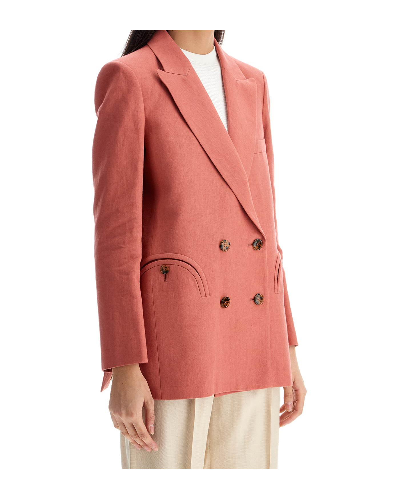 Shop Blazé Milano Midday Sun Blazer In Pink