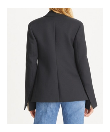 Tory Burch Long-sleeved Suit Coat In Black