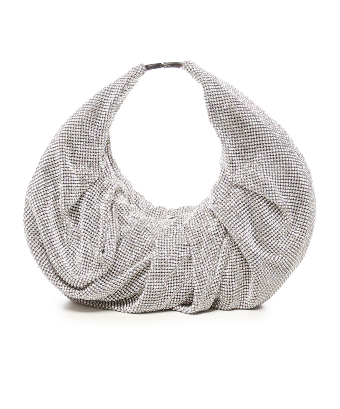 Benedetta Bruzziches Yennefer Crystal Top Handle Bag In Gray