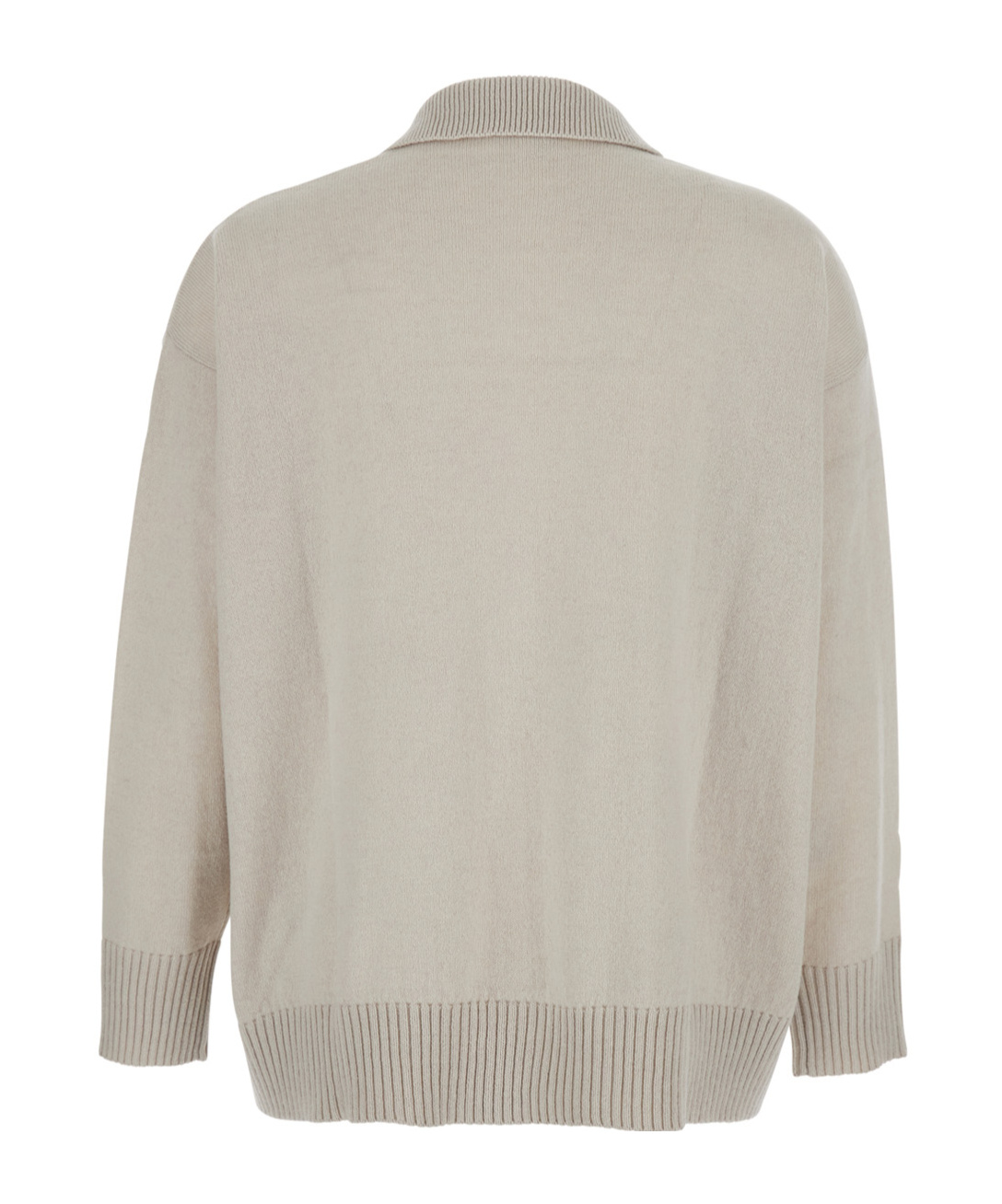 Antonelli V-neck Long-sleeve Knitted Sweater In Animal Print