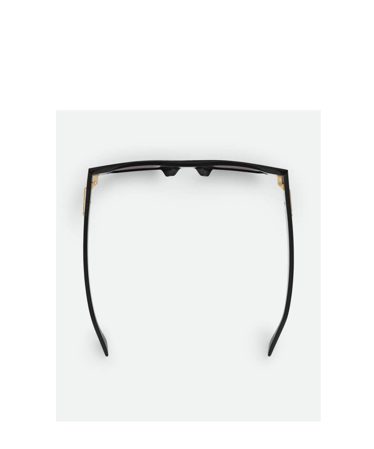 Bottega Veneta Quadratische Ultrathin Sonnenbrille In Black