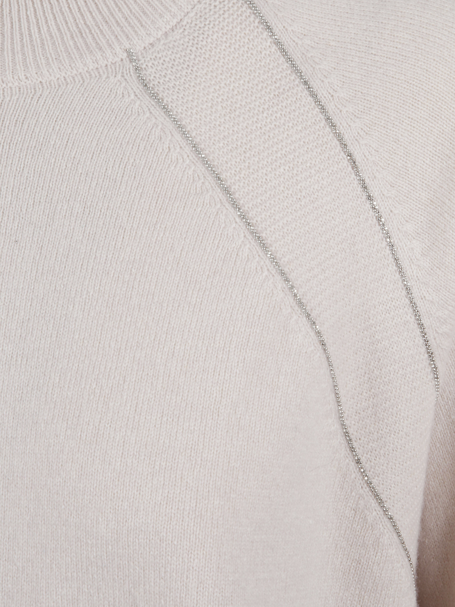Peserico High-neck Raglan-sleeve Sweater In Gray