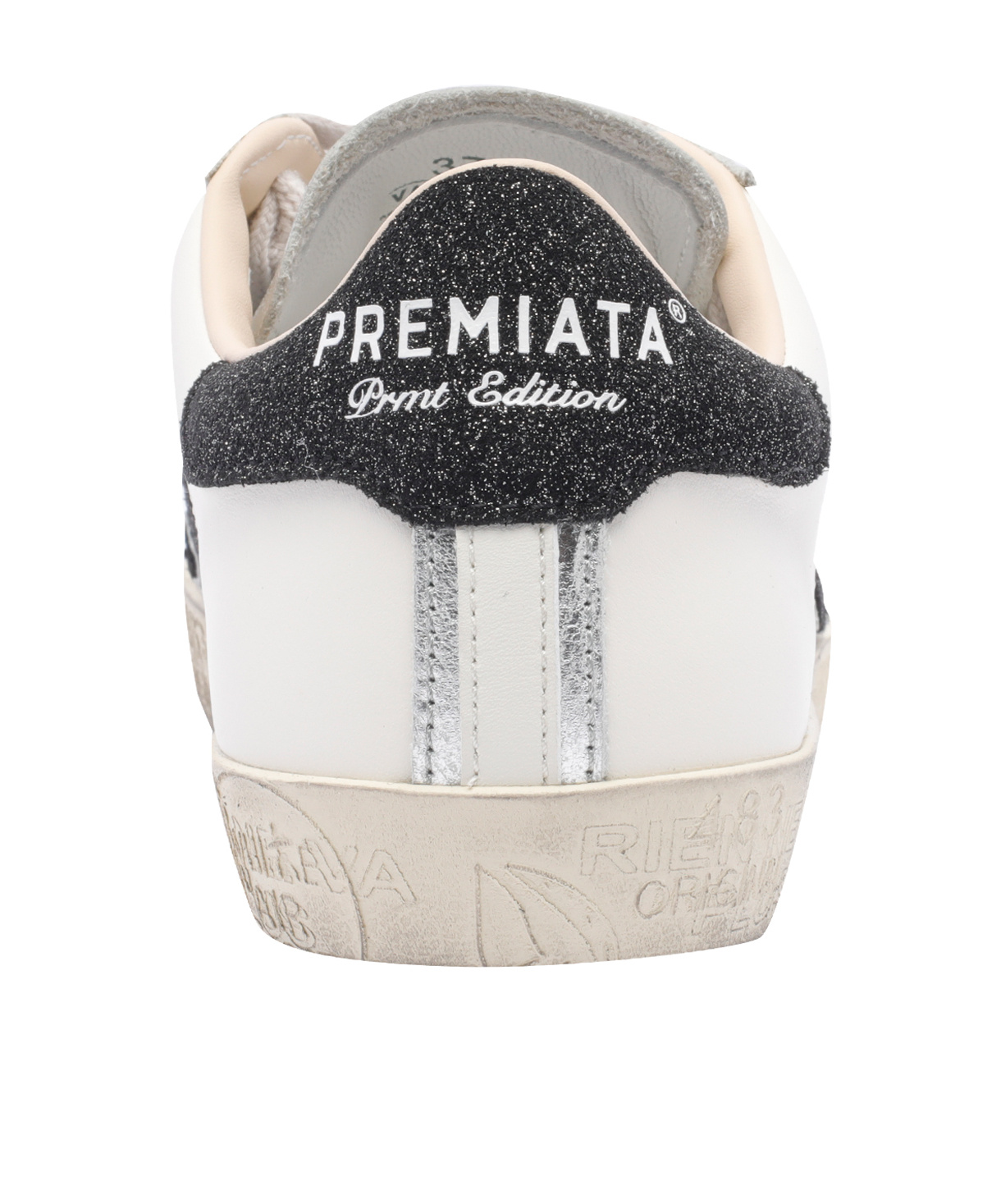 Premiata Lace-up Low-cut Casual Shoes In White