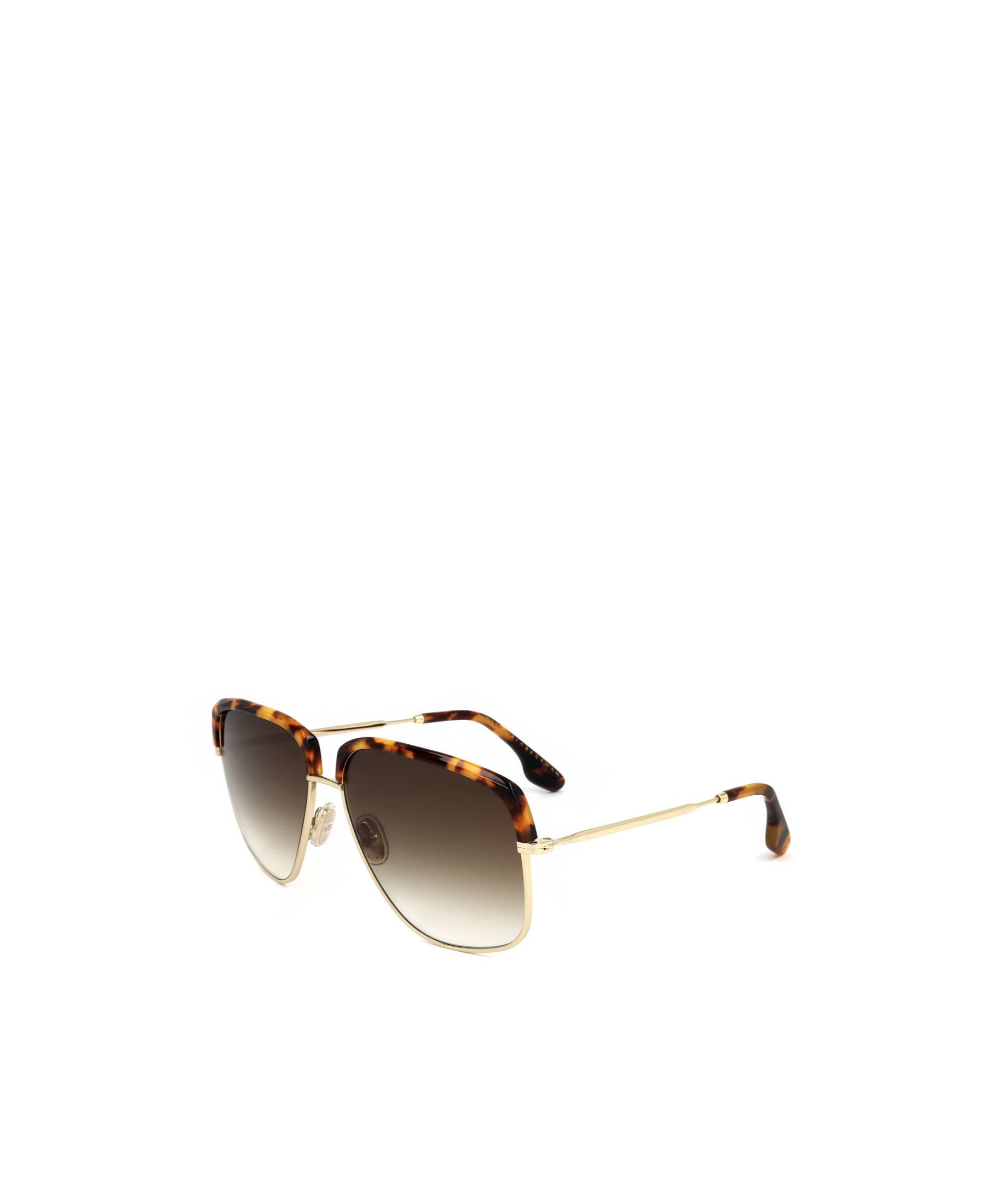 Victoria Beckham Square-frame Sunglasses In Brown
