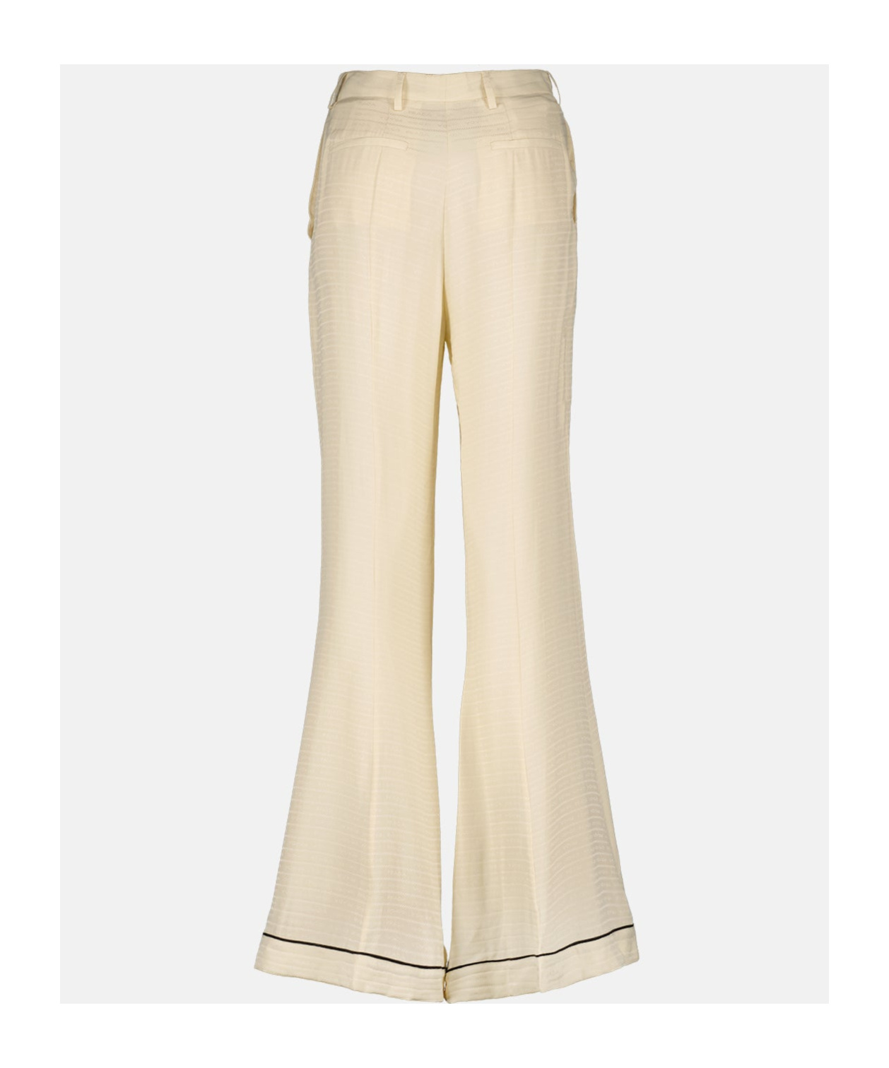Prada Horn Casual Pants In Nude