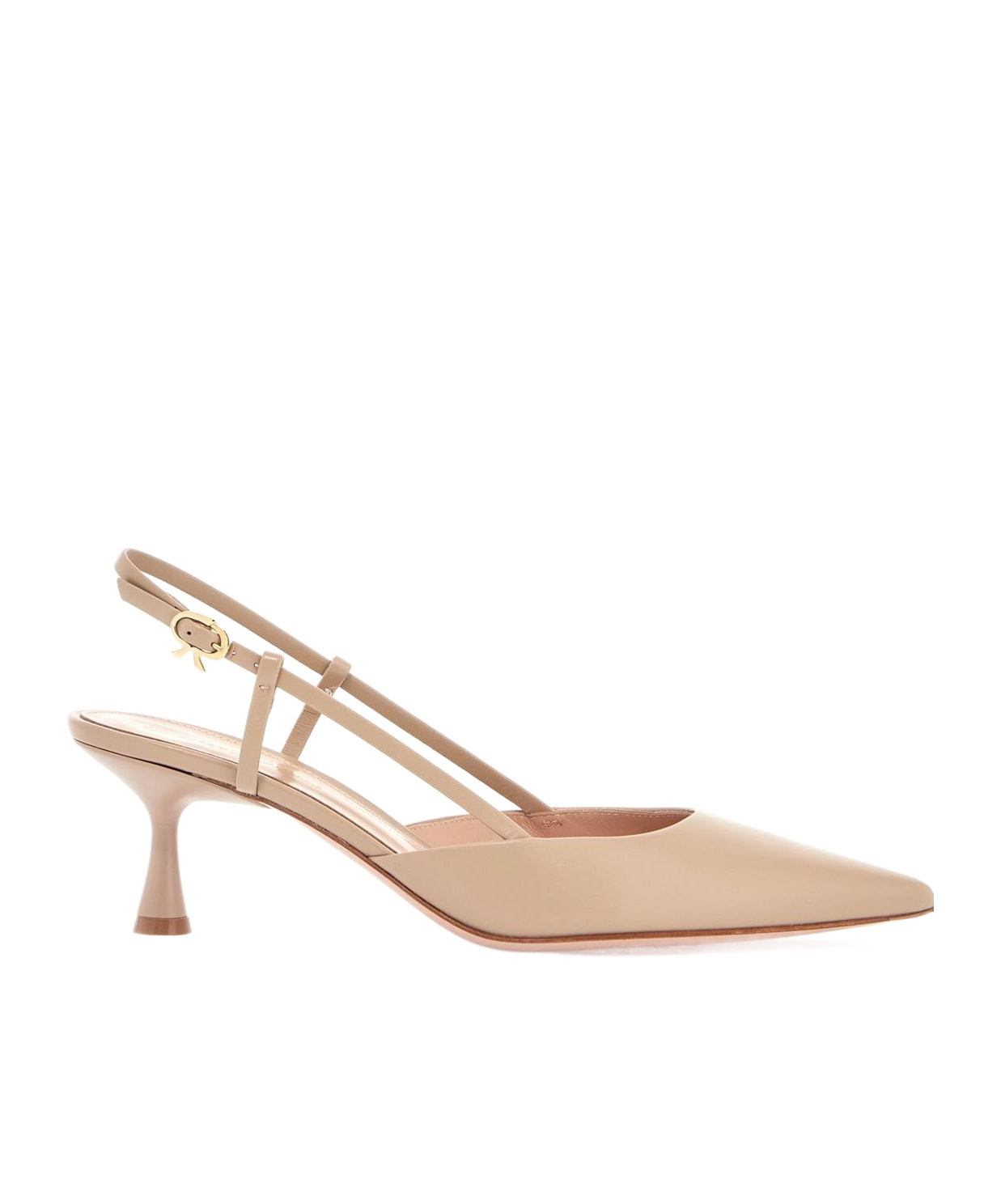 Gianvito Rossi 55mm Ascent Slingback Pump In Nude