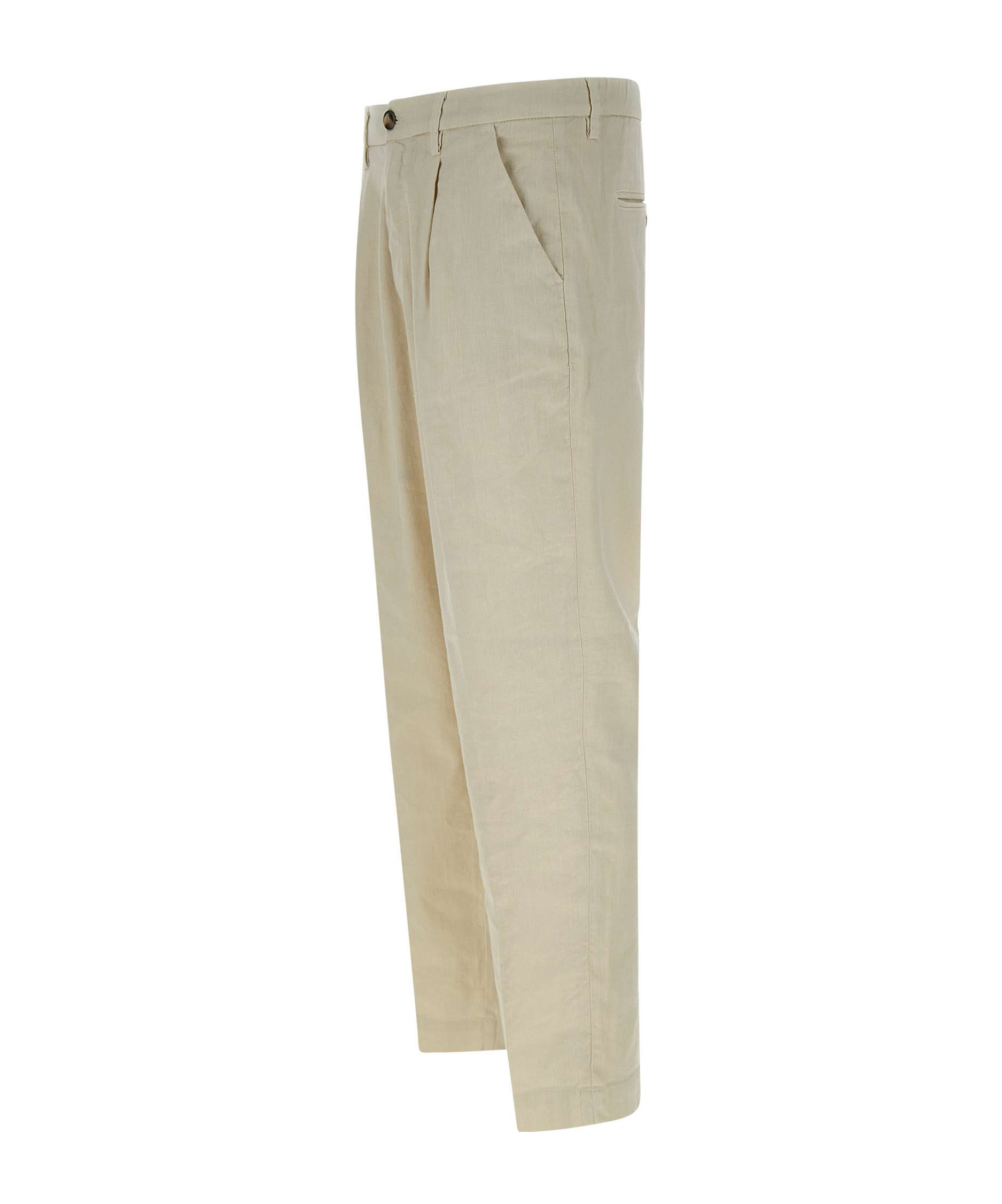 Re-hash Belt-loop Casual Pants In Neutral