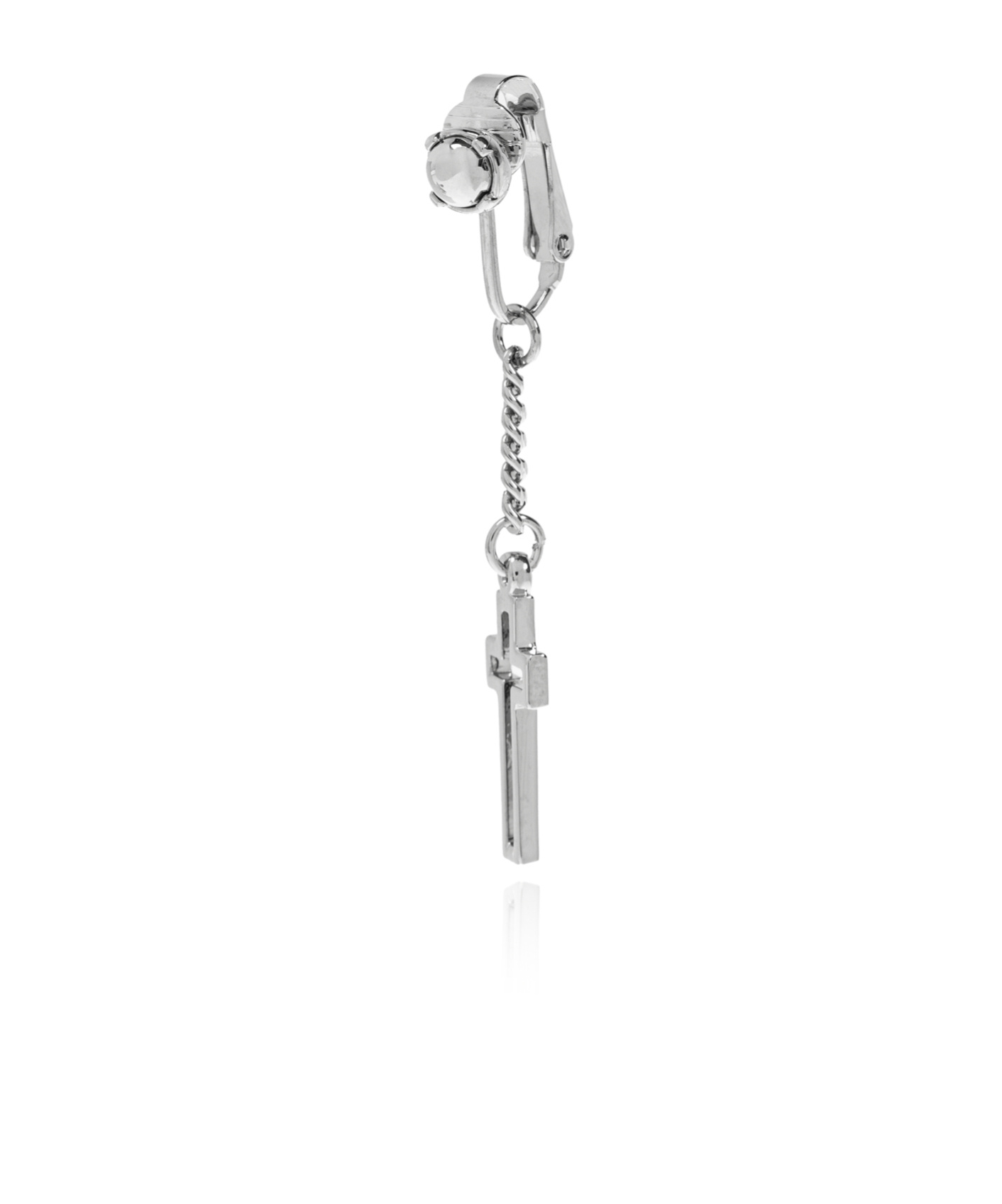 Shop Dsquared2 Cross-charm Earring In White