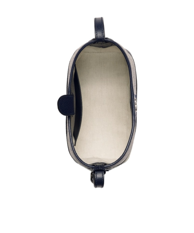 Gucci Ophidia Gg Canvas Shoulder Bag In Black