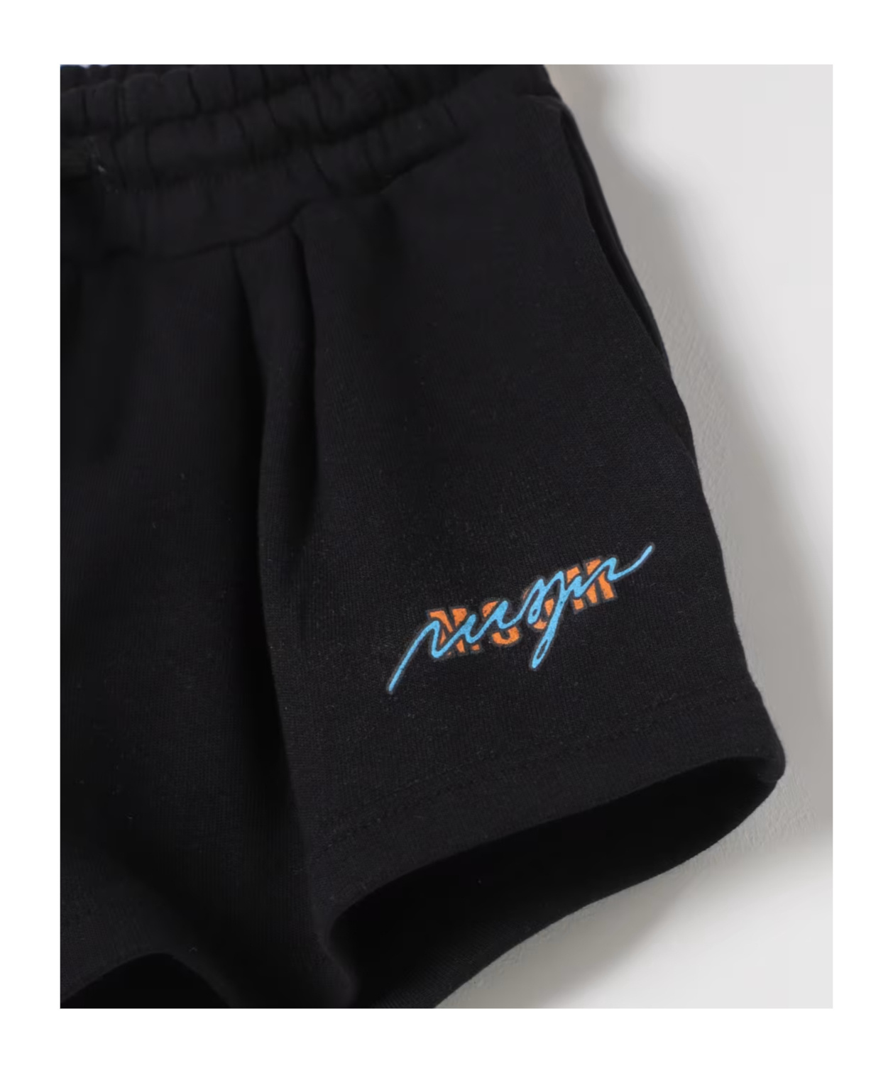 MSGM LOGO-PRINT SHORTS