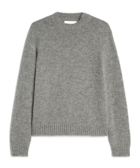 Jil Sander Oversized Alpaca And Wool-blend Sweater In Gray
