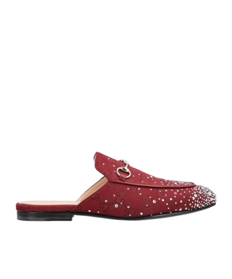 Gucci Mule Princetown In Red
