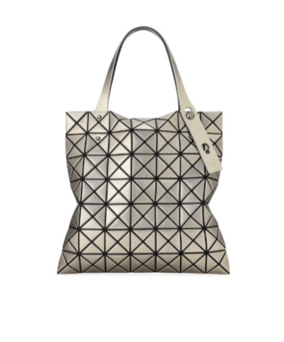 Issey Miyake Double Handle Handbag In Brown
