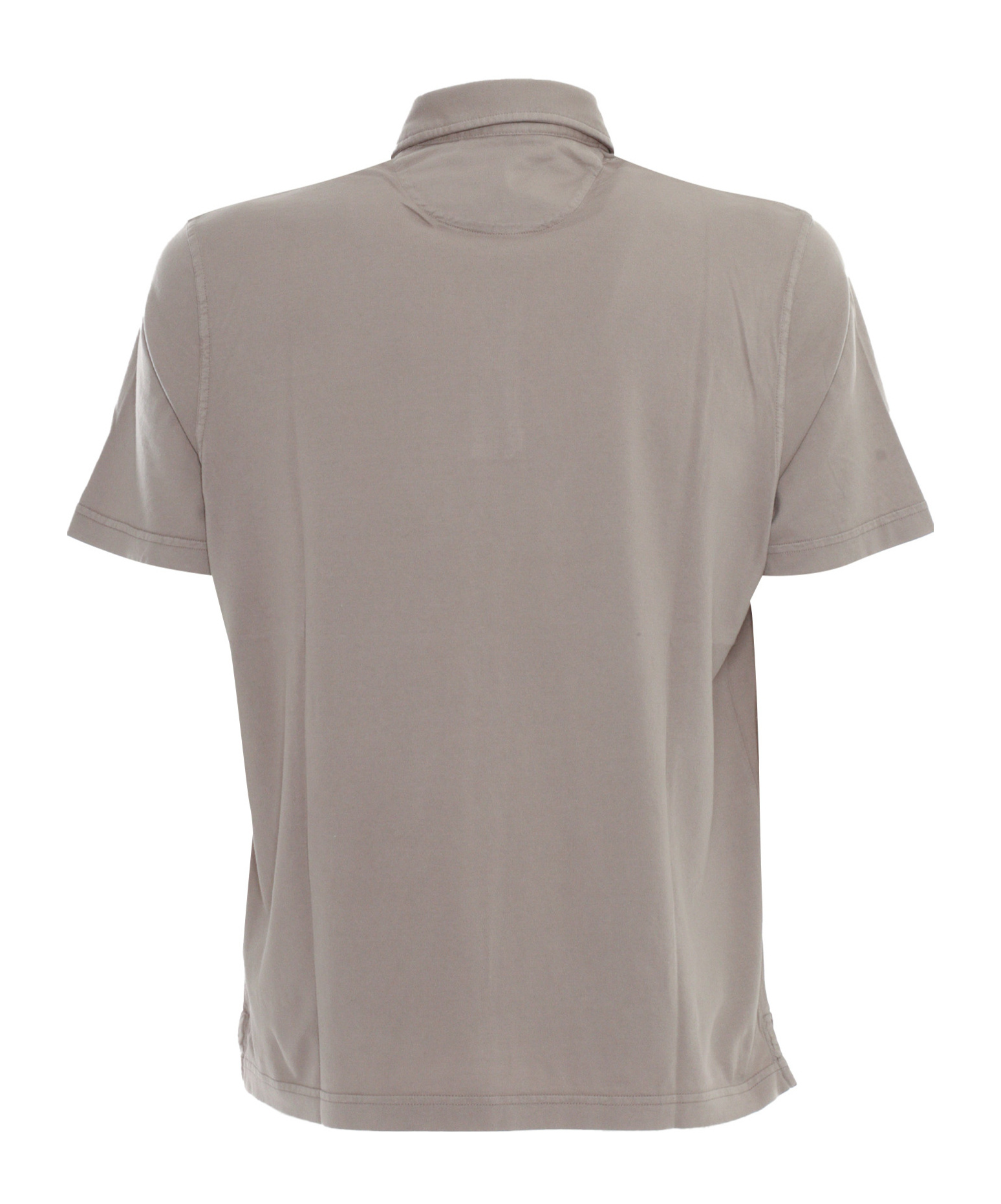 Fedeli Zero Cotton Jersey Polo Shirt In Brown