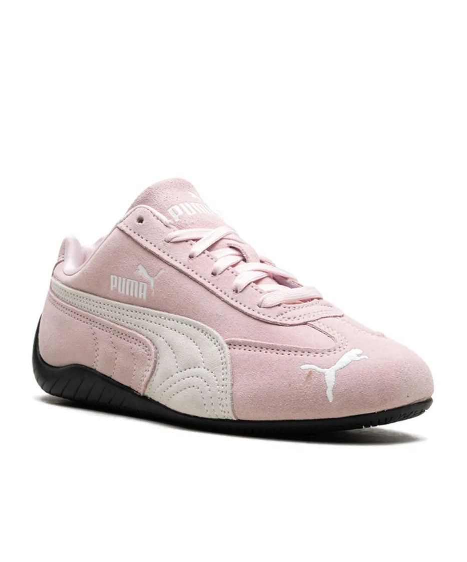 Shop Puma Speedcat 'pink/white' Sneakers In Nude