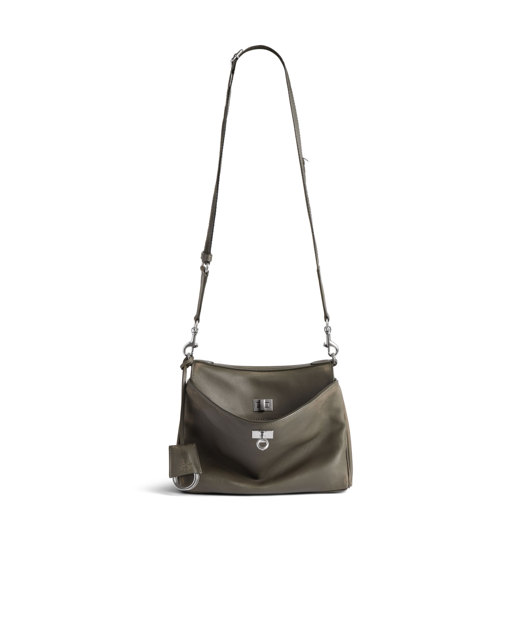 Balenciaga Men's Rodeo Small Messenger Bag  In Khaki