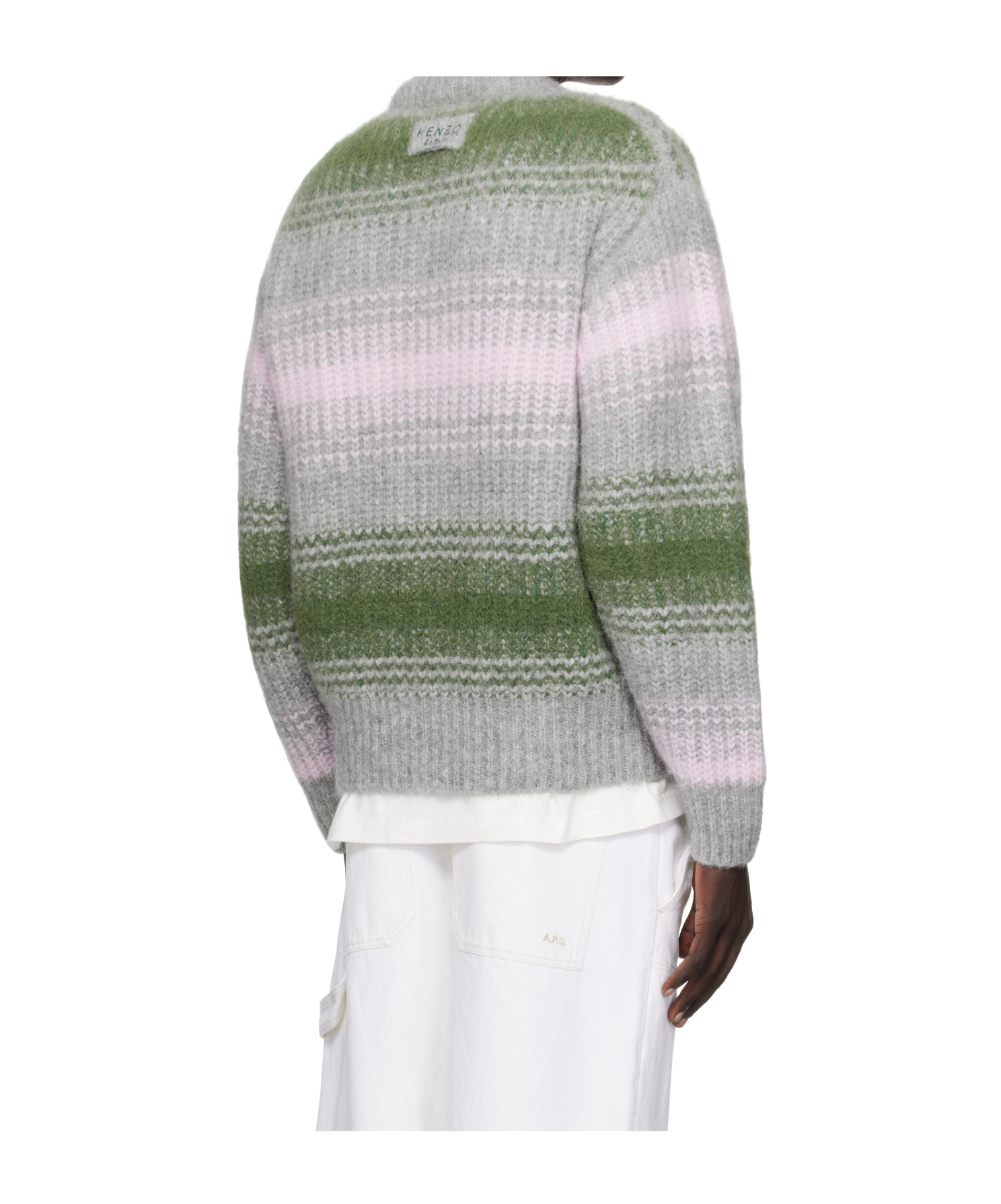 Kenzo Long-sleeved Sweater In Multi