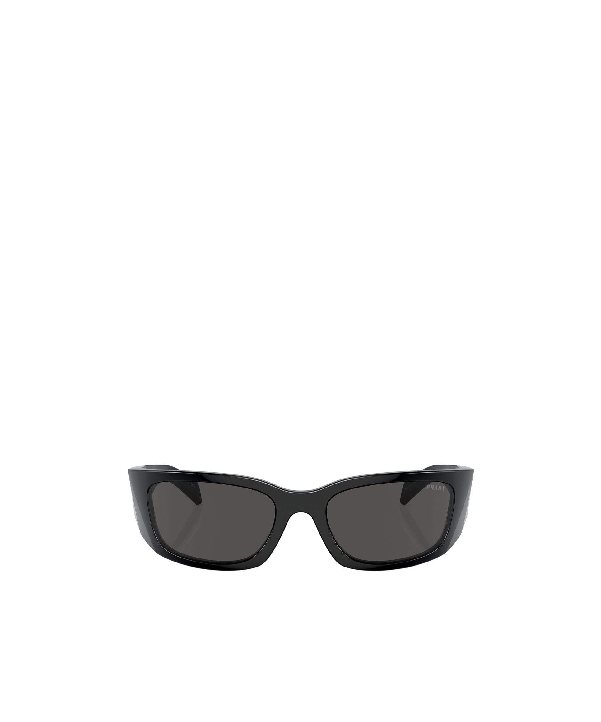 Prada Eyewear Butterfly Frame Sunglasses In Black